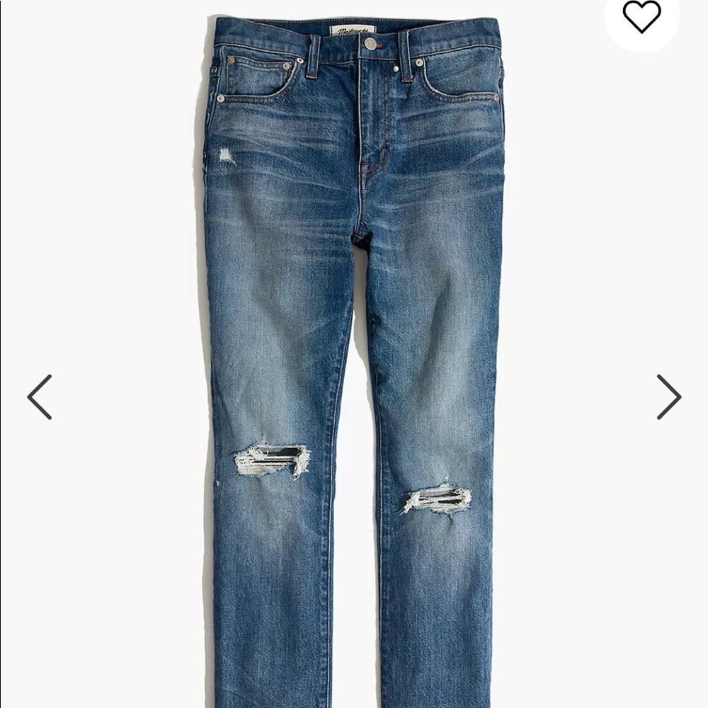 Madewell High-Rise Slim Crop Boyjean Size 27